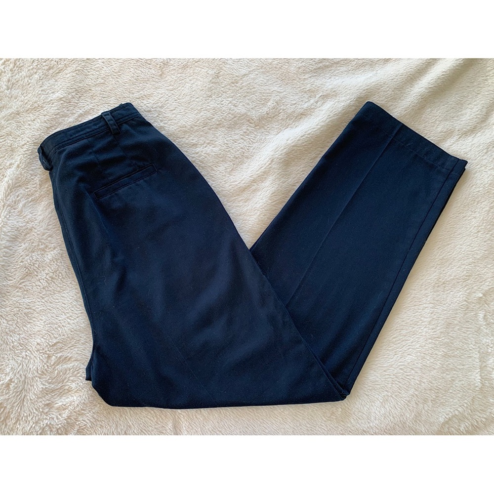 womens Liz Claiborne pleated straight-leg chinos